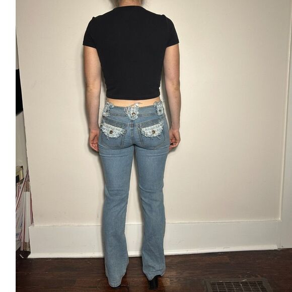 y2k BeBop Low Rise Jeans Size 4 - Picture 1 of 13